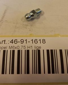 Lubricating nipple M6x0.75 H 1 straight